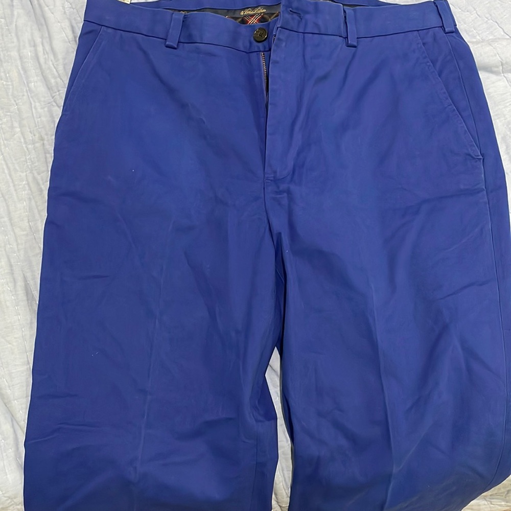 Blue khaki pants